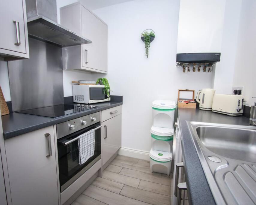 No12-Luxe Living Guest Apartment- 1 Bed-Garden-Private Parking-Wifi-Beach-City Swansea Dış mekan fotoğraf